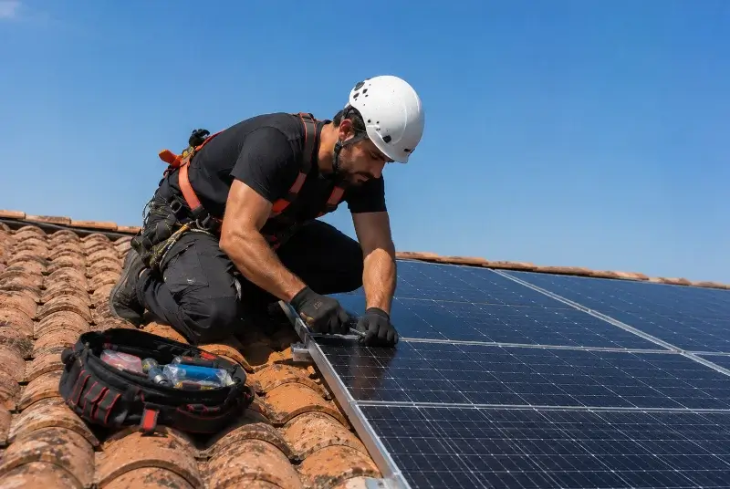 Maintenance et monitoring de panneaux solaires à Codolet