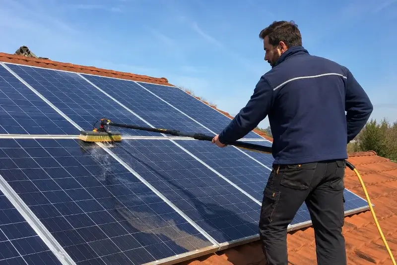 Nettoyage et entretien de panneaux solaires à Codolet
